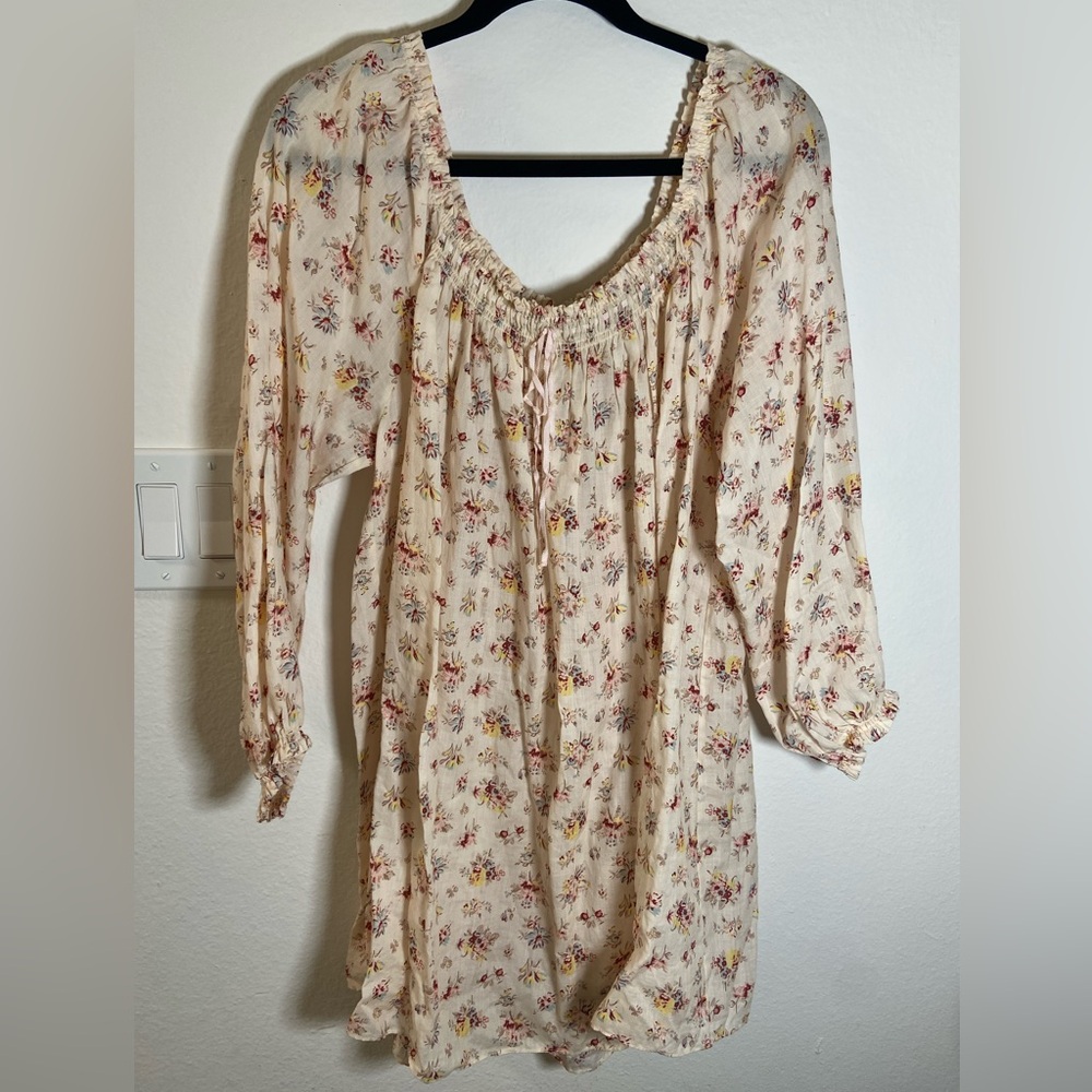 DÔEN Floral Mini Dress, M